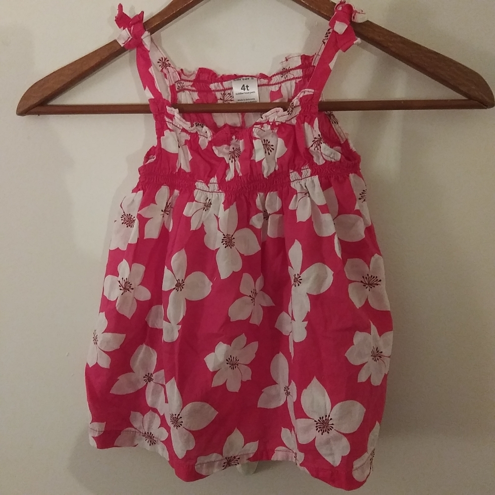 BOGO🆓 | Carter's Girls Pink Flower Dress 4T NWOT